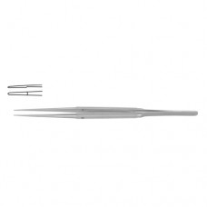 Diam-n-Dust™ Micro Dressing Forcep Straight Stainless Steel, 21 cm - 8 1/4" Tip Size 6.0 x 0.7 mm